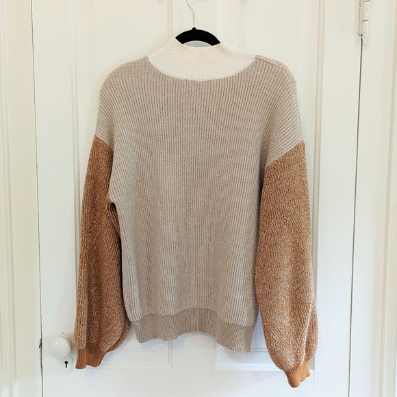 The Post Mock Neck Sweater Size Medium - Picture 6 of 6
